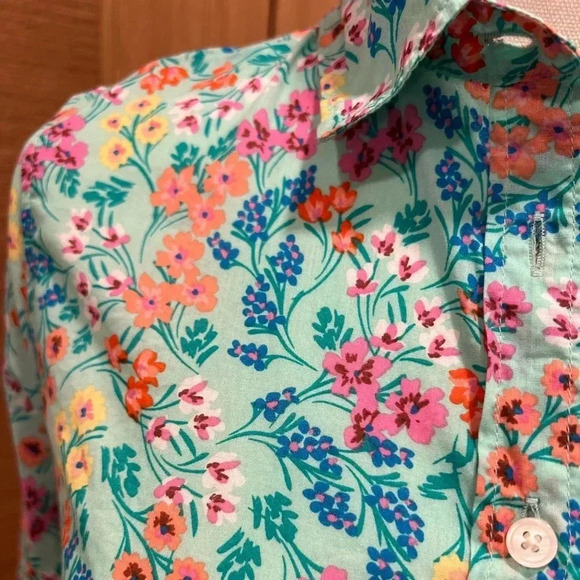 J. CREW women’s floral button down shirt - Size Small - Picture 1 of 6